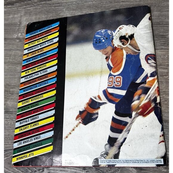 1984 O-Pee-Chee NHL Hockey Sticker Yearbook Paperback - Picture 6 of 6